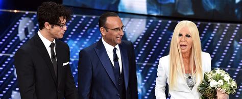 versace sanremo 2016|Italy: Sanremo 2016 .